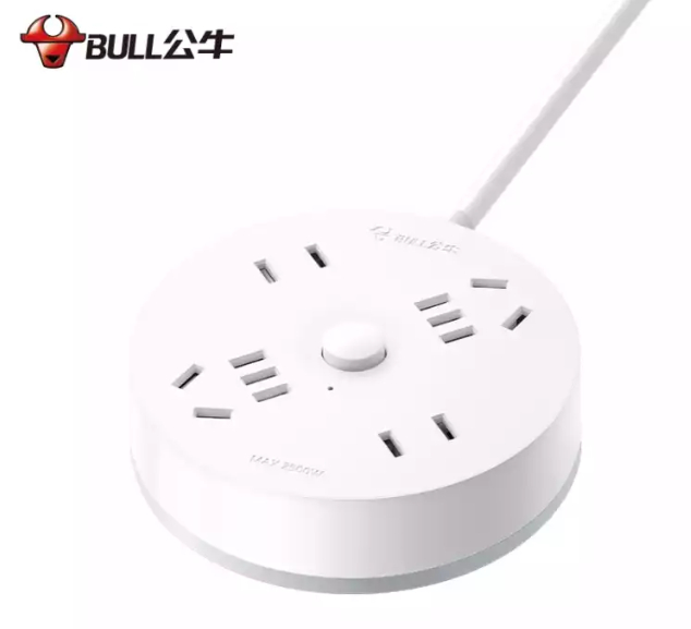 公牛(bull)圆形插座 1.8米gn-r2220